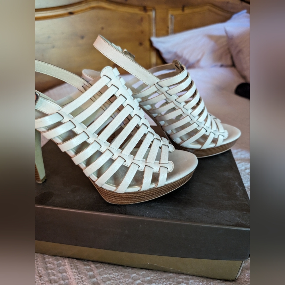 Franco Sarto -- gladiator caged high heel sandals